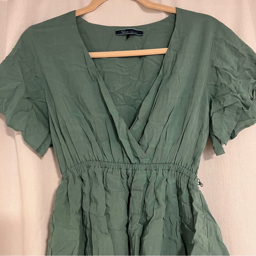 ✖️SOLD✖️ Ruffle Mini Dress - Picture 3 of 4